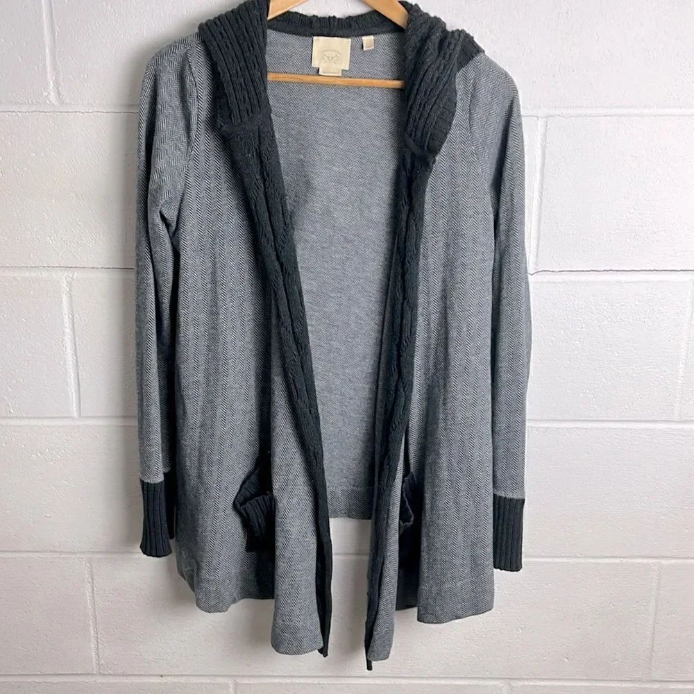 Anthropologie Vanessa Virginia open herringbone cardigan